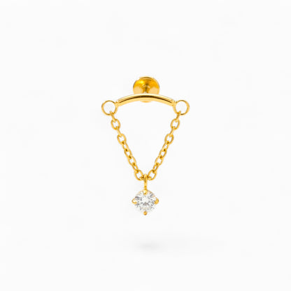 Celestial Crystal Draped Flat Back