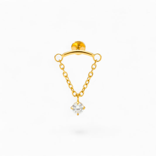 Celestial Crystal Draped Flat Back