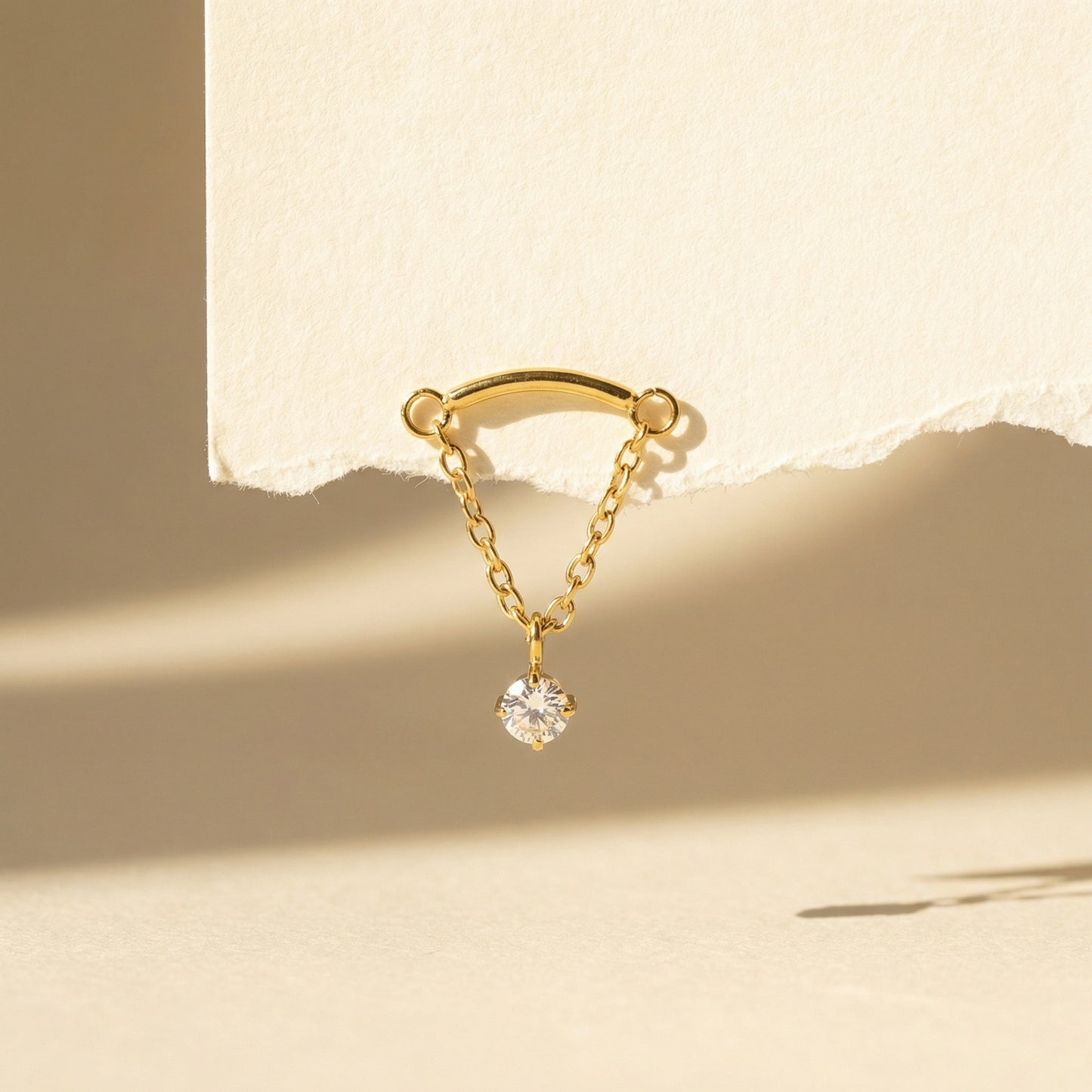 Celestial Crystal Draped Flat Back