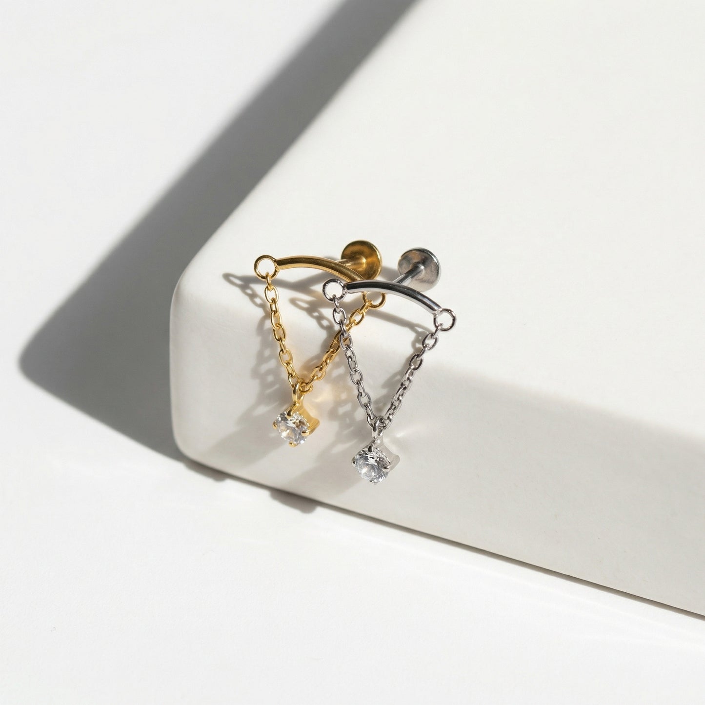 Celestial Crystal Draped Flat Back