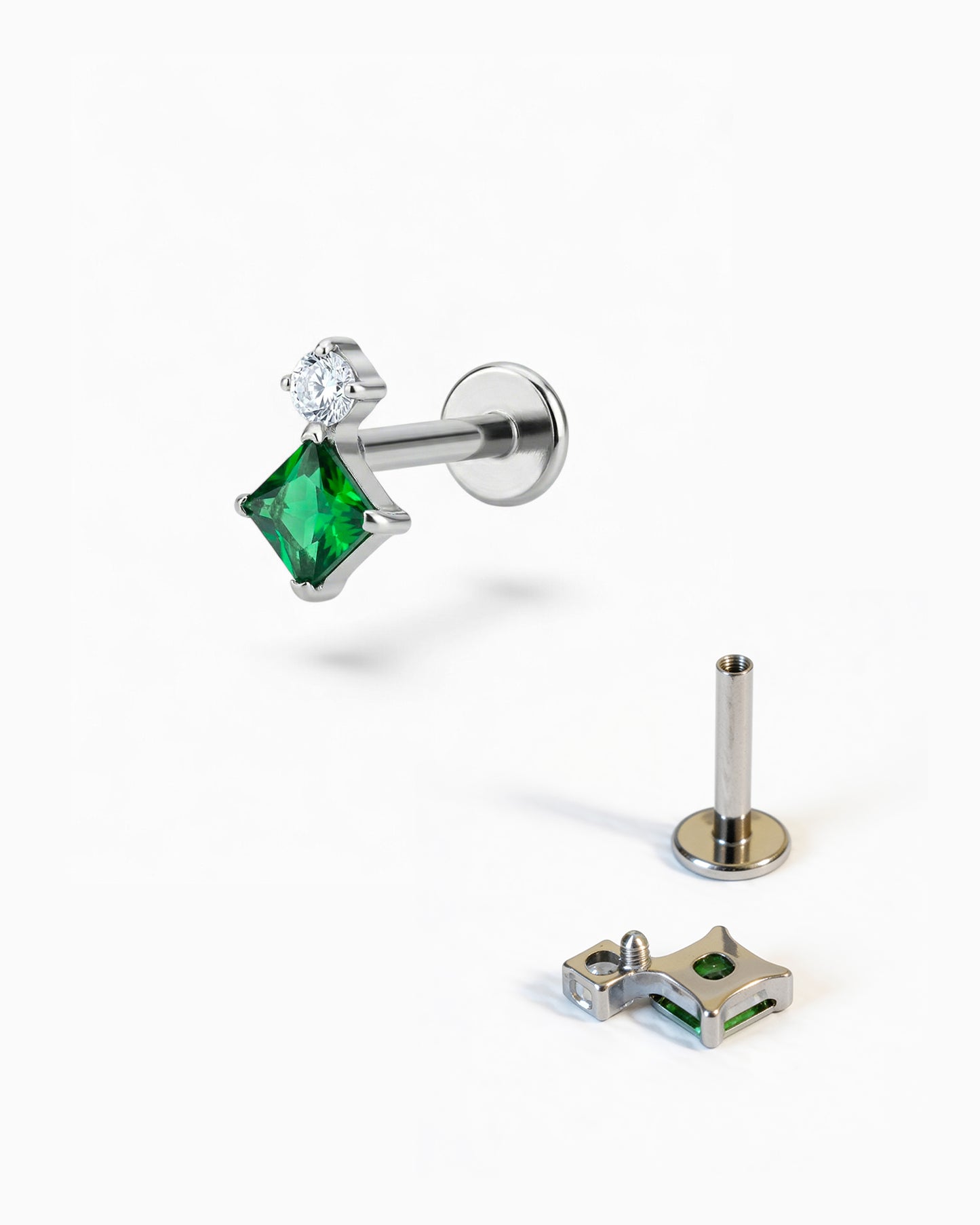 Apex Emerald Internally Threaded Stud