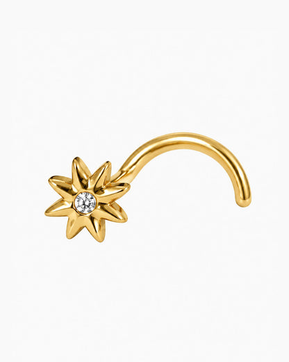 Starburst CZ Nose Ring
