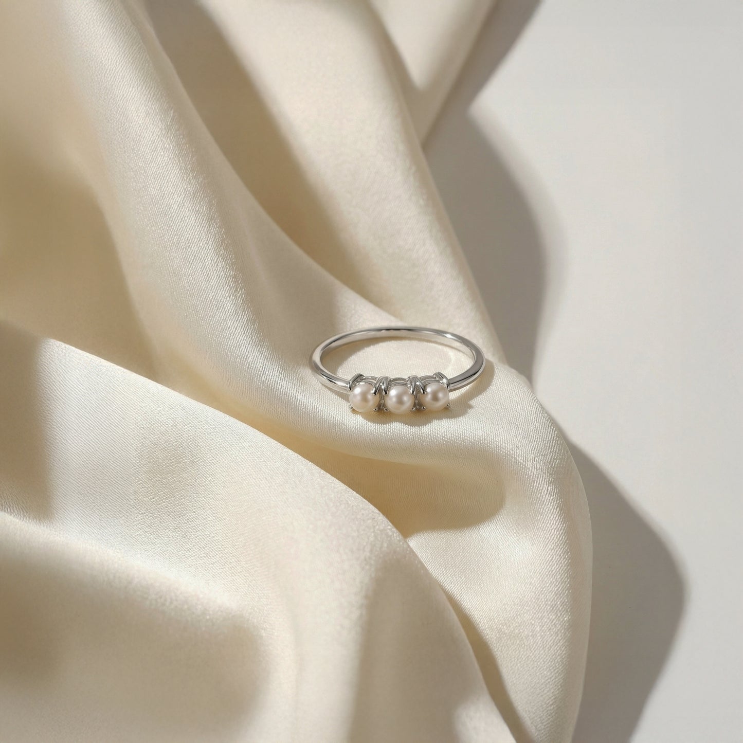 Pearl Trio Ring