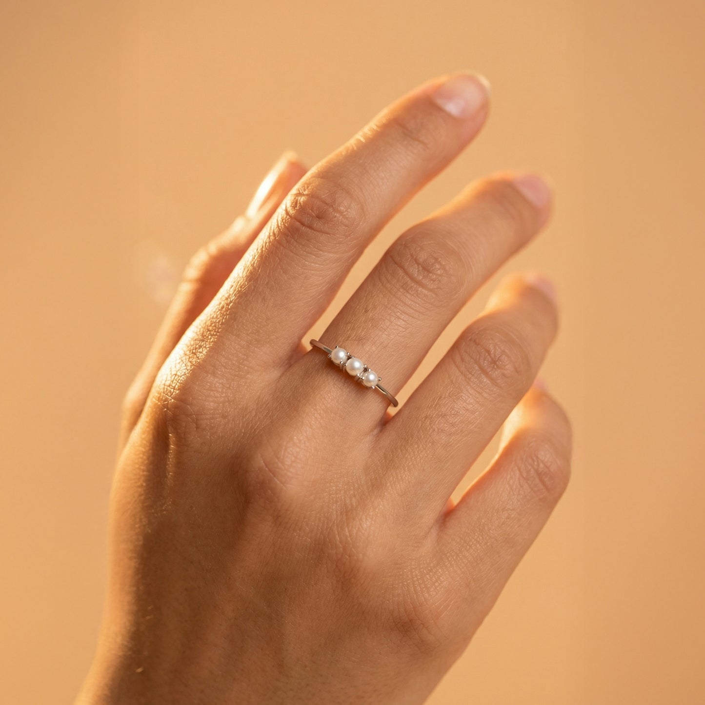 Pearl Trio Ring