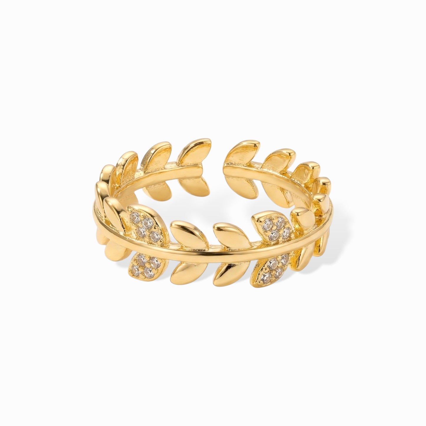 CZ Vine Open Band