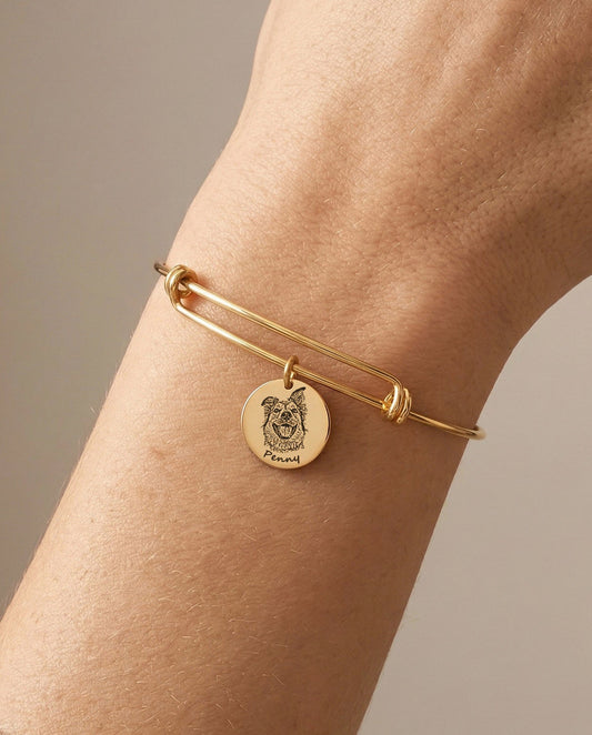 Pet Portrait Bangle