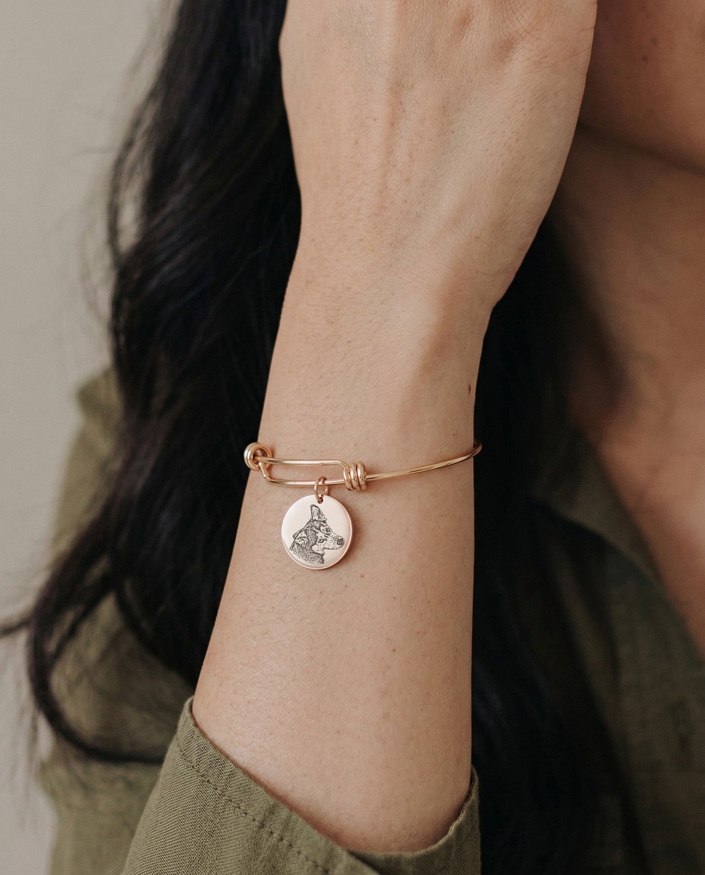 Pet Portrait Bangle