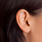 Five-leaf Threadless Titanium Flat Back