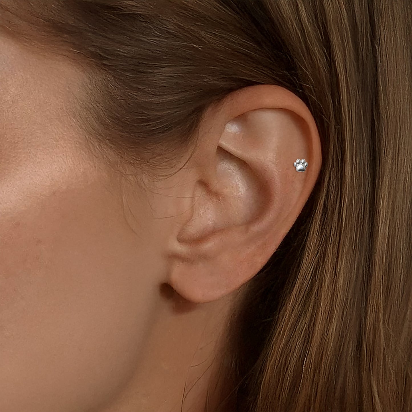 Tiny Paw Print Flat Back