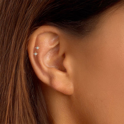 Tiny Starburst Flat Back