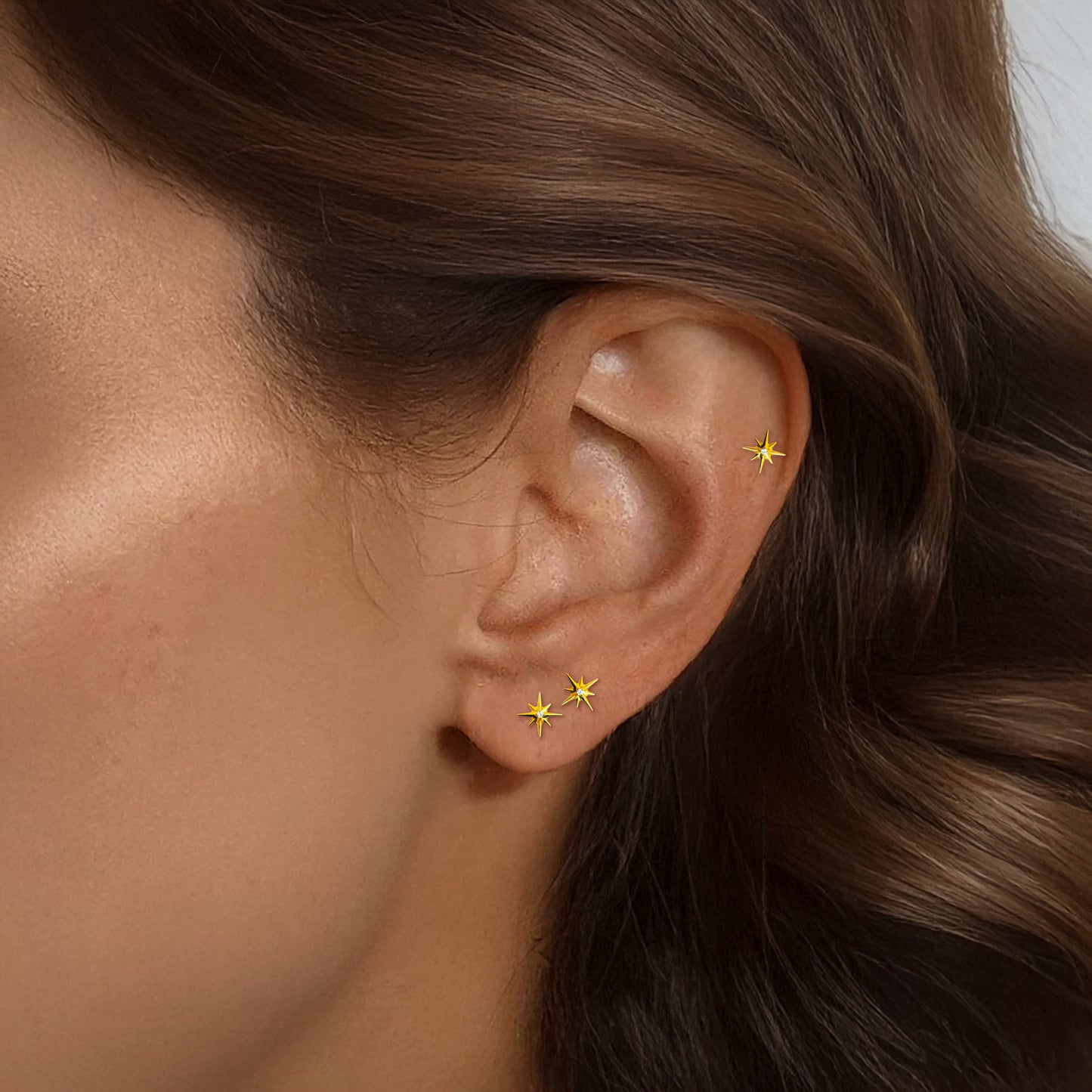 Tiny Starburst Flat Back