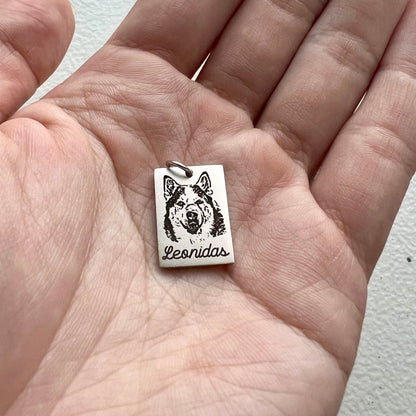 Pet Portrait Tag