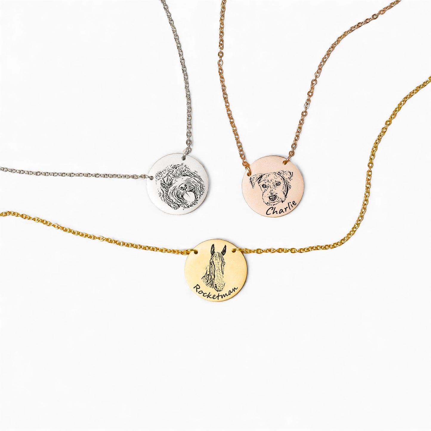 Pet Portrait Necklace