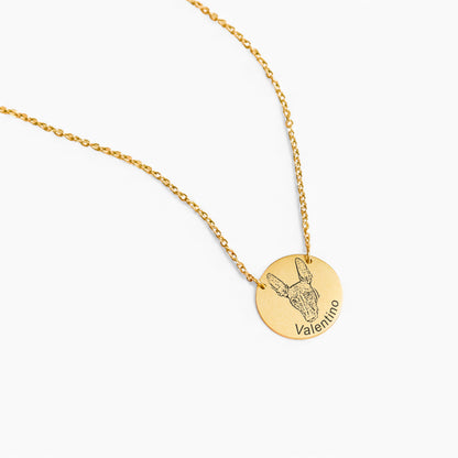 Pet Portrait Necklace