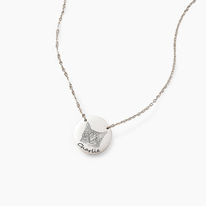Pet Portrait Necklace