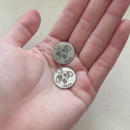 Pet Portrait Charm