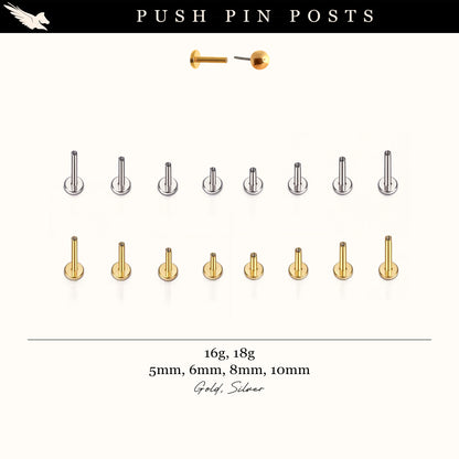 Tiny Starburst Flat Back